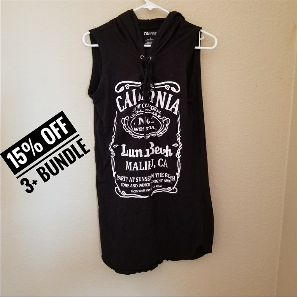 ⭐️REDUCED PRICE⭐️ Luna Beach hooded T-shirt dress